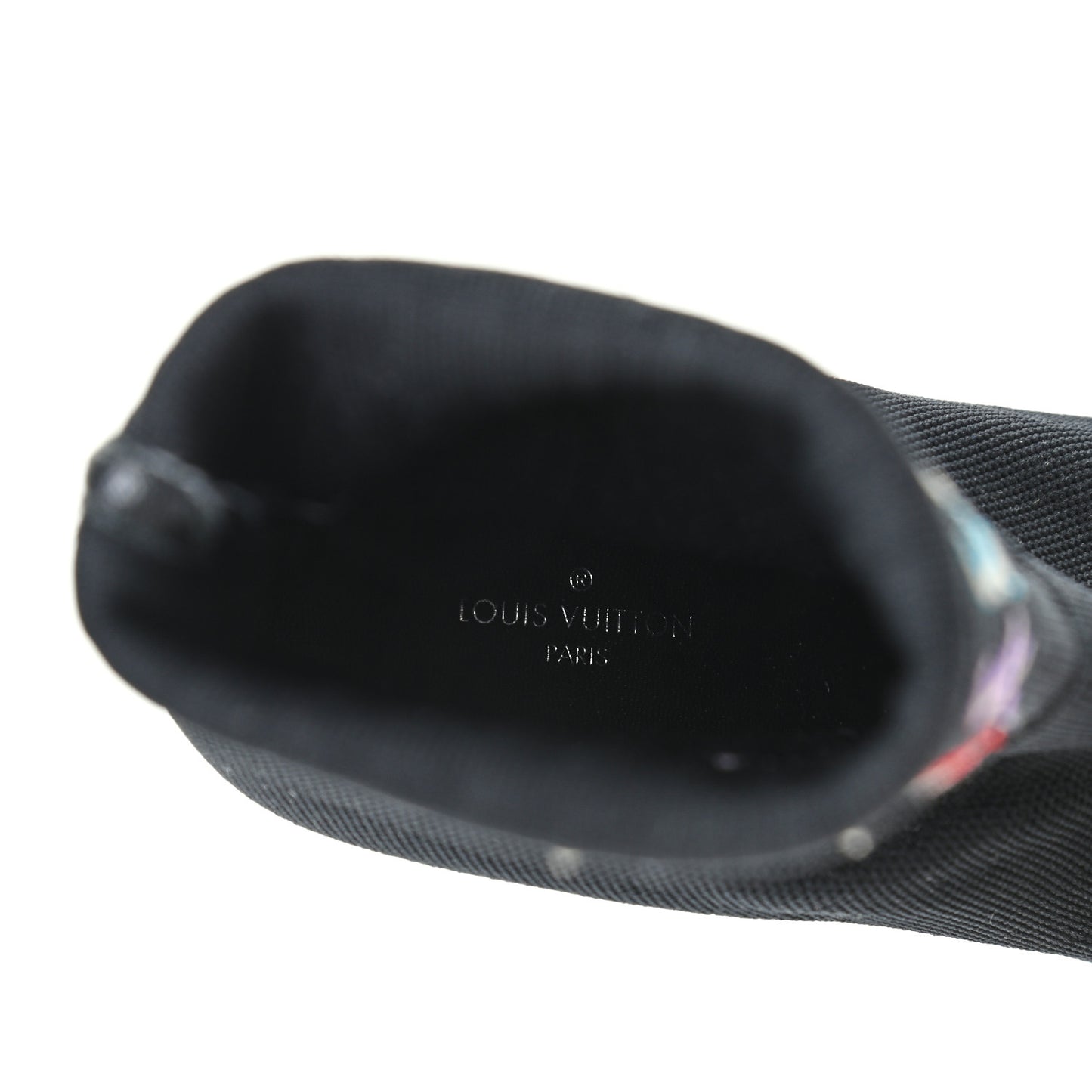 Stretch Fabric New Wave Silhouette Ankle Boots 36.5 Black