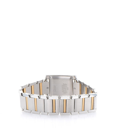 Cartier Stainless Steel 18K Yellow Gold 28mm Tank Francaise Automatic Watch 4 of 13