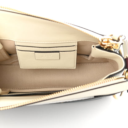 Chloe Calfskin Small Roy Tri-Color Bag White Blue 7 of 8