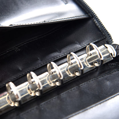 Prada Tessuto Nylon Zip Around Agenda Holder Black 8 of 9