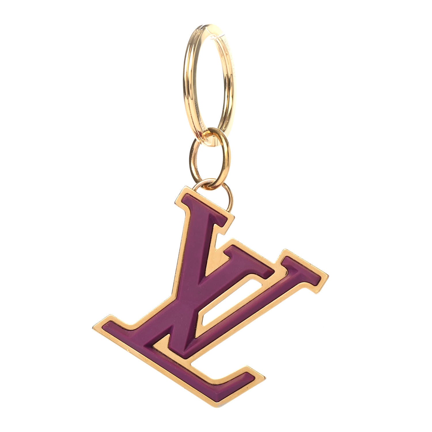 Louis Vuitton LV Soft Bag Charm and Key Holder Purple 1 of 4