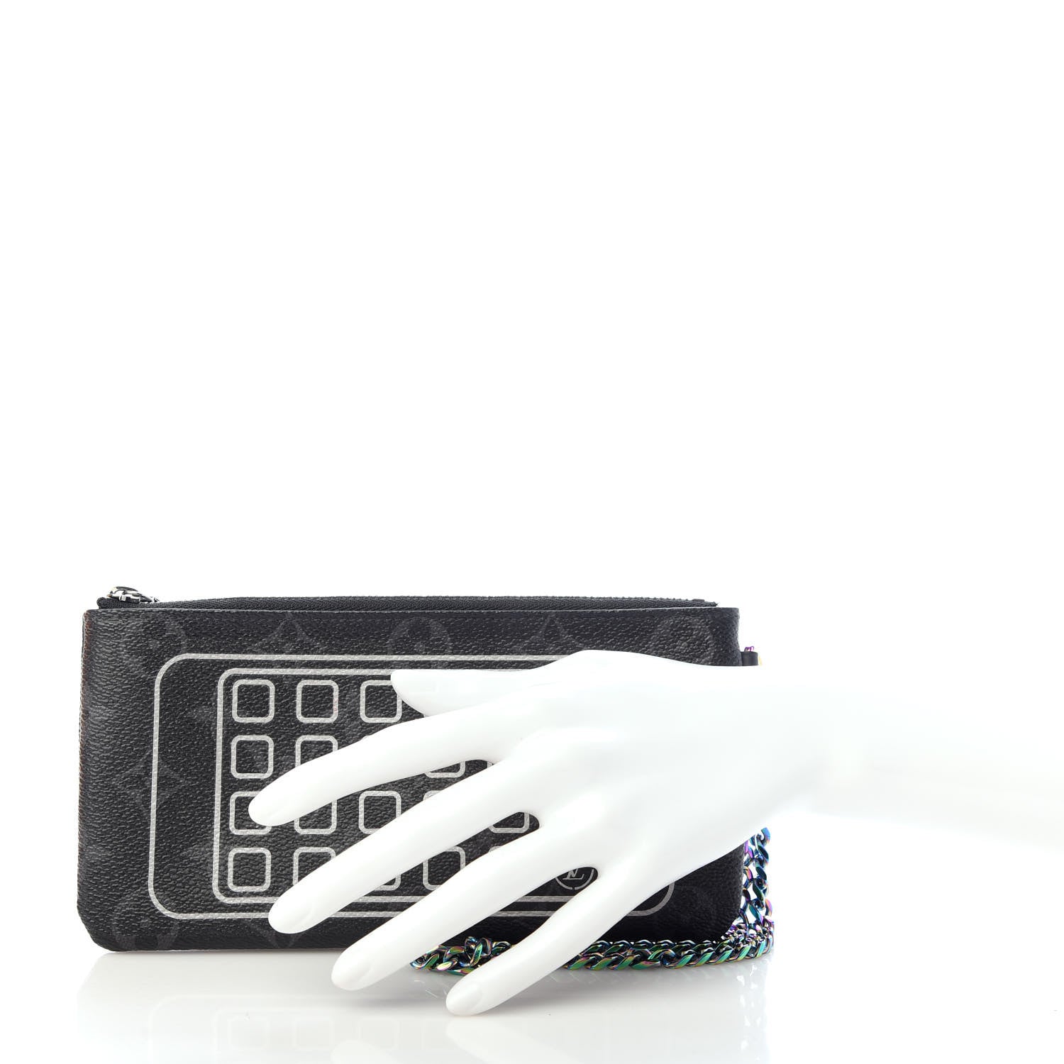 Louis Vuitton Monogram Eclipse Flash Fragment iPhone Pouch 2 of 7