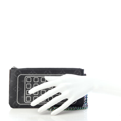 Louis Vuitton Monogram Eclipse Flash Fragment iPhone Pouch 2 of 7