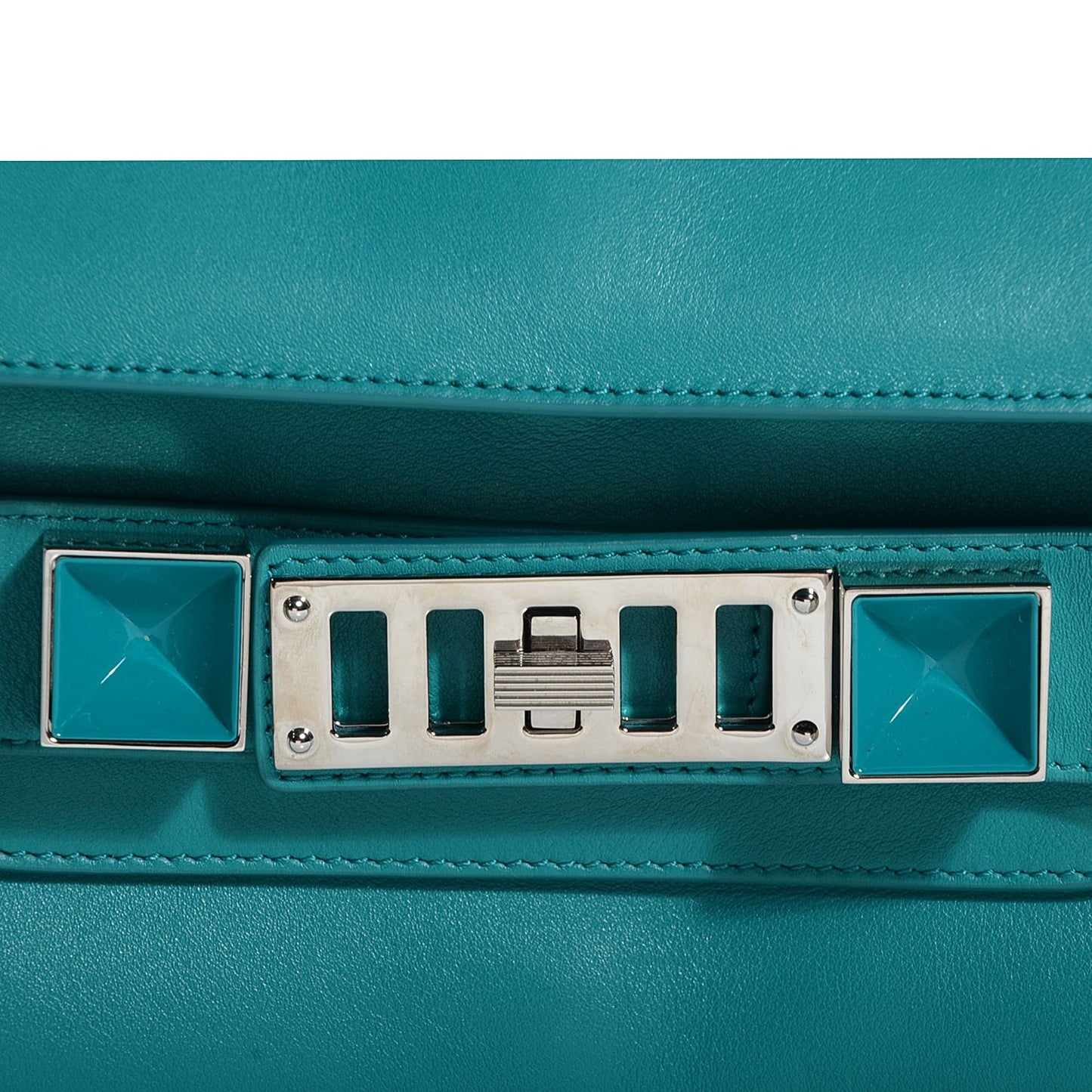 Smooth Calfskin Mini PS11 Classic Shoulder Bag Verdena