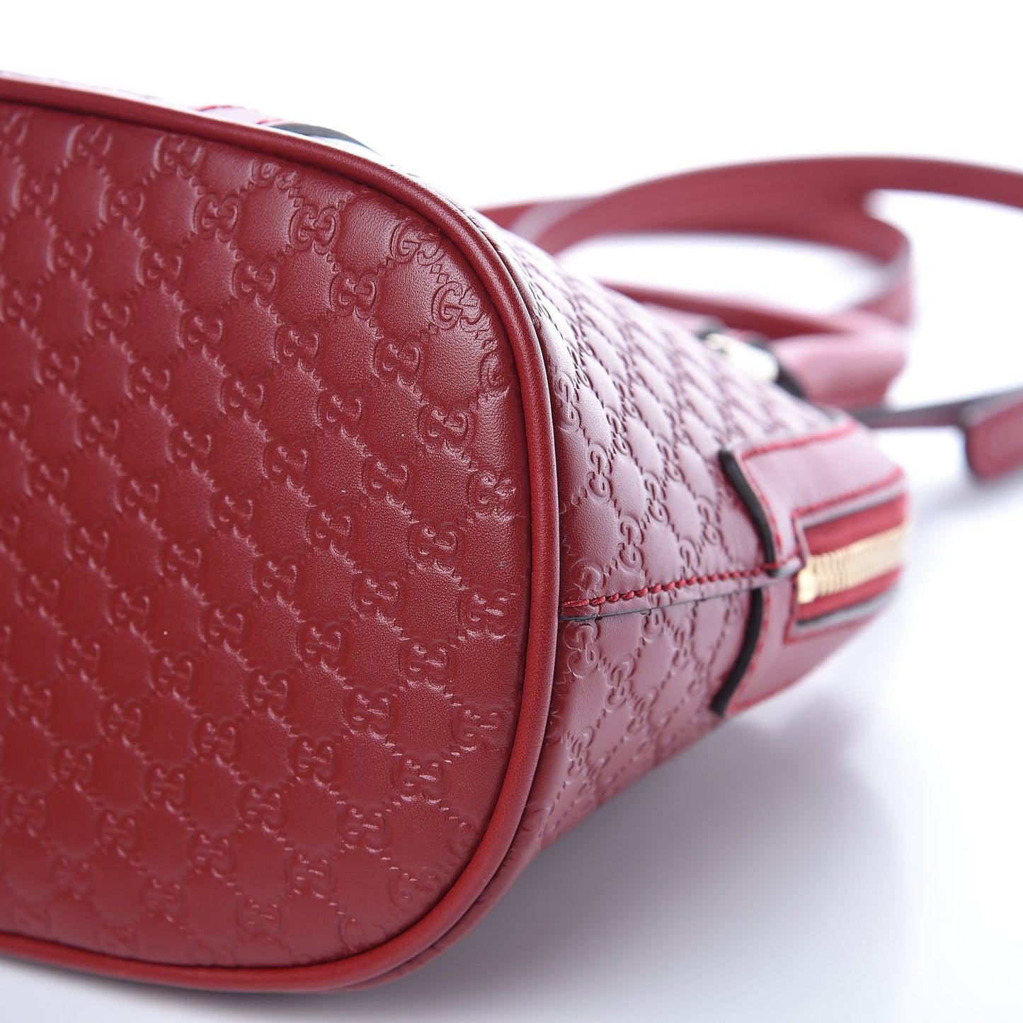 Soft Microguccissima Mini Dome Bag Rosso