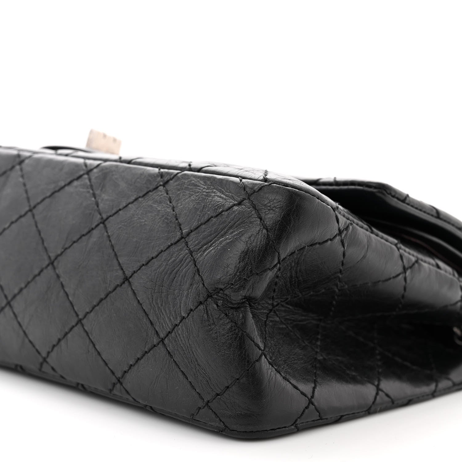 Chanel Aged Calfskin Quilted 2.55 Reissue 225 Flap Black 10 of 11