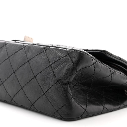 Chanel Aged Calfskin Quilted 2.55 Reissue 225 Flap Black 10 of 11