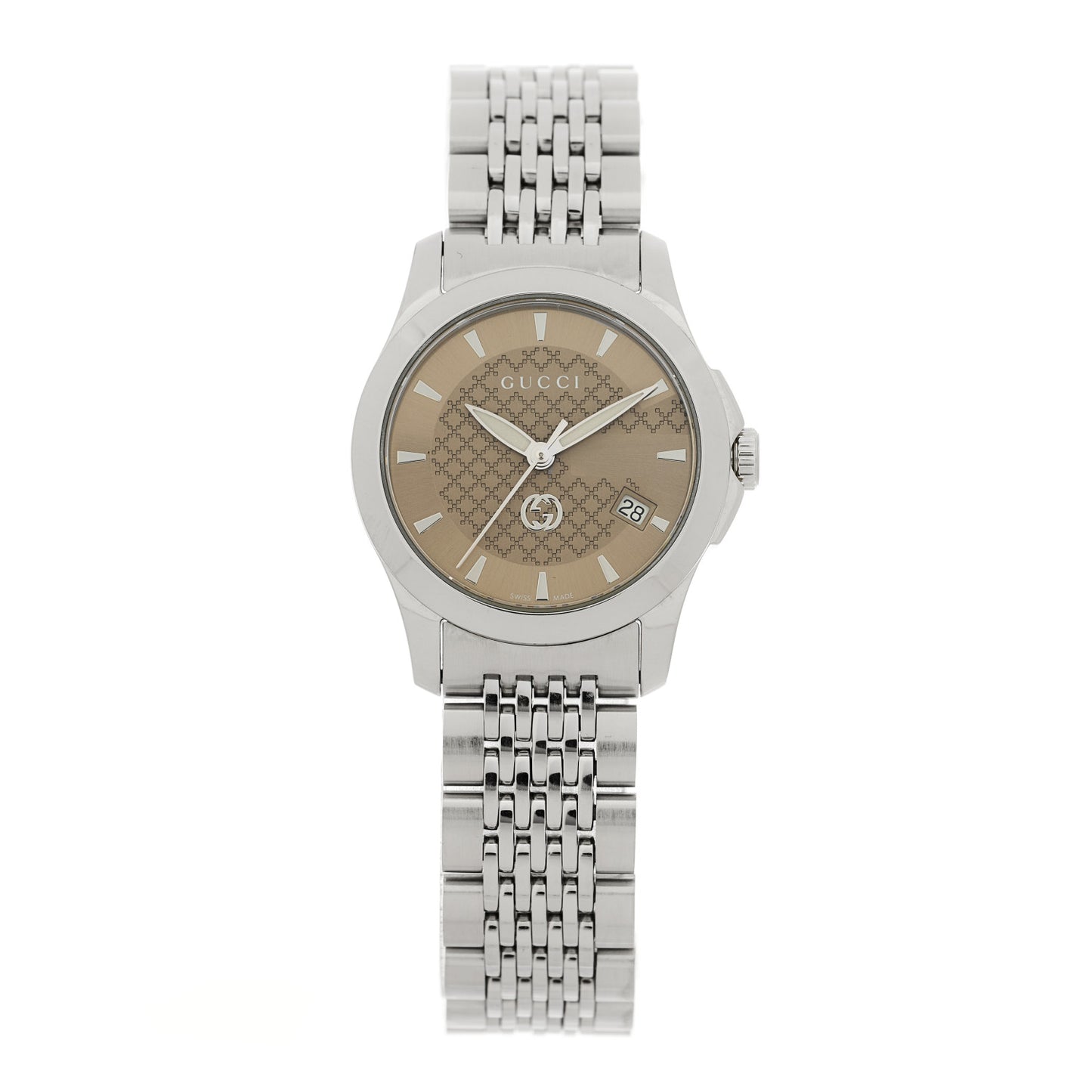 Stainless Steel 27mm G-Timeless Quartz Watch Brown