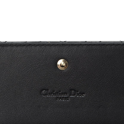 Christian Dior Patent Cannage Rendez-vous Chain Wallet Black 7 of 9