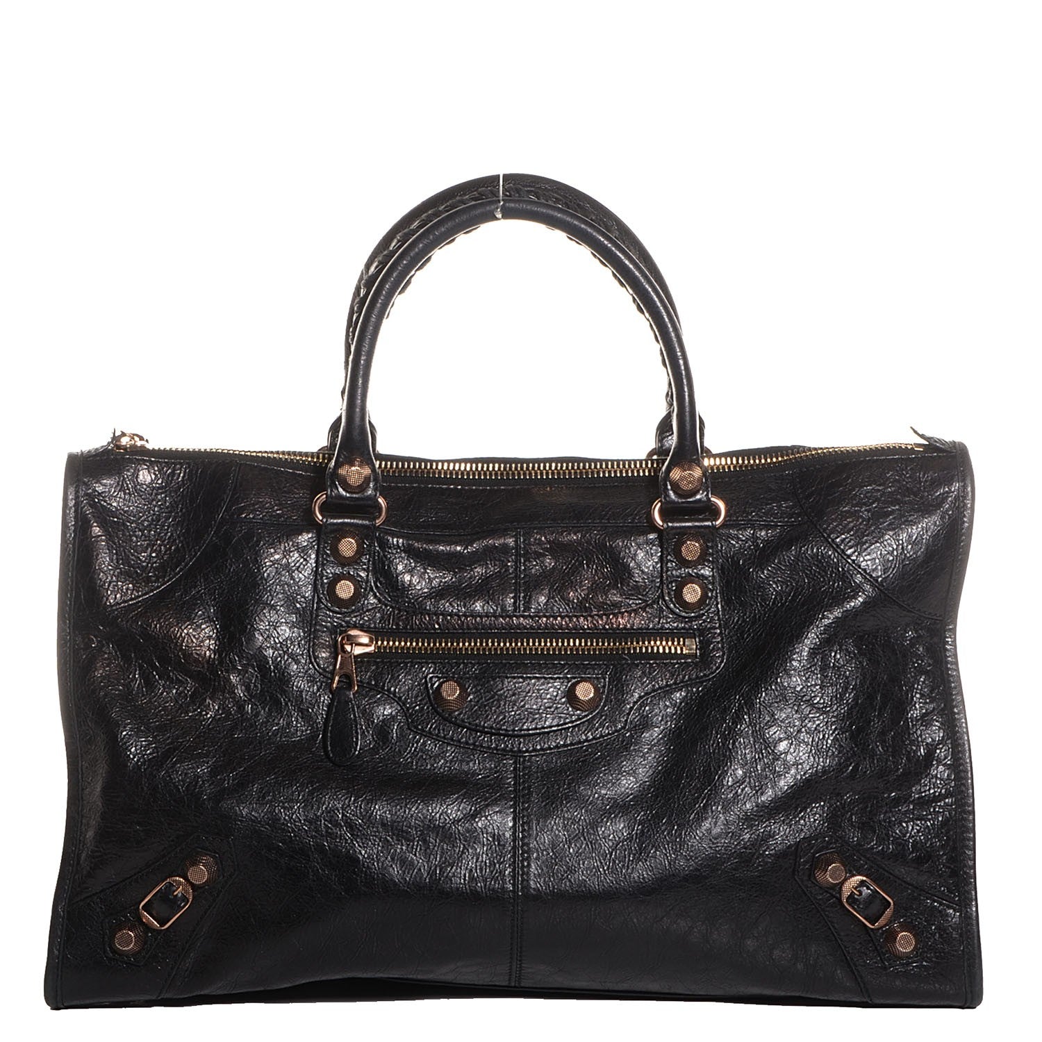 Balenciaga Agneau Giant 12 Rose Gold Hardware Work Black 1 of 11