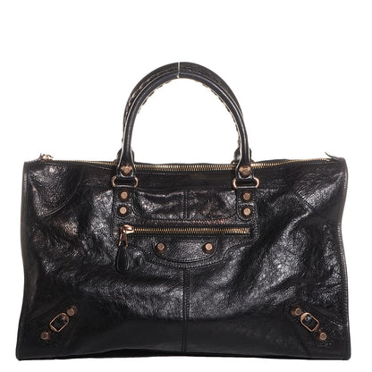 Balenciaga Agneau Giant 12 Rose Gold Hardware Work Black 1 of 11