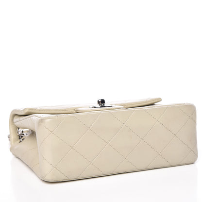 Chanel Lambskin Quilted Mini Square Flap Grey 4 of 9