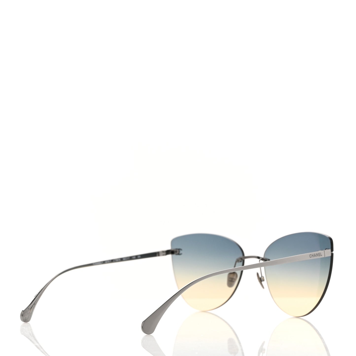 Titanium Cat Eye Sunglasses 4273-T Blue