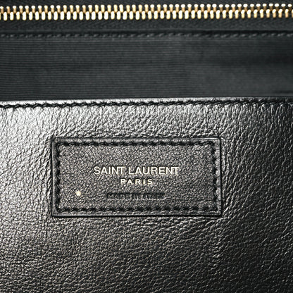 Saint Laurent Lambskin Matelasse Monogram Large Jamie 4.3 Dark Sweet Chocolate 6 of 10