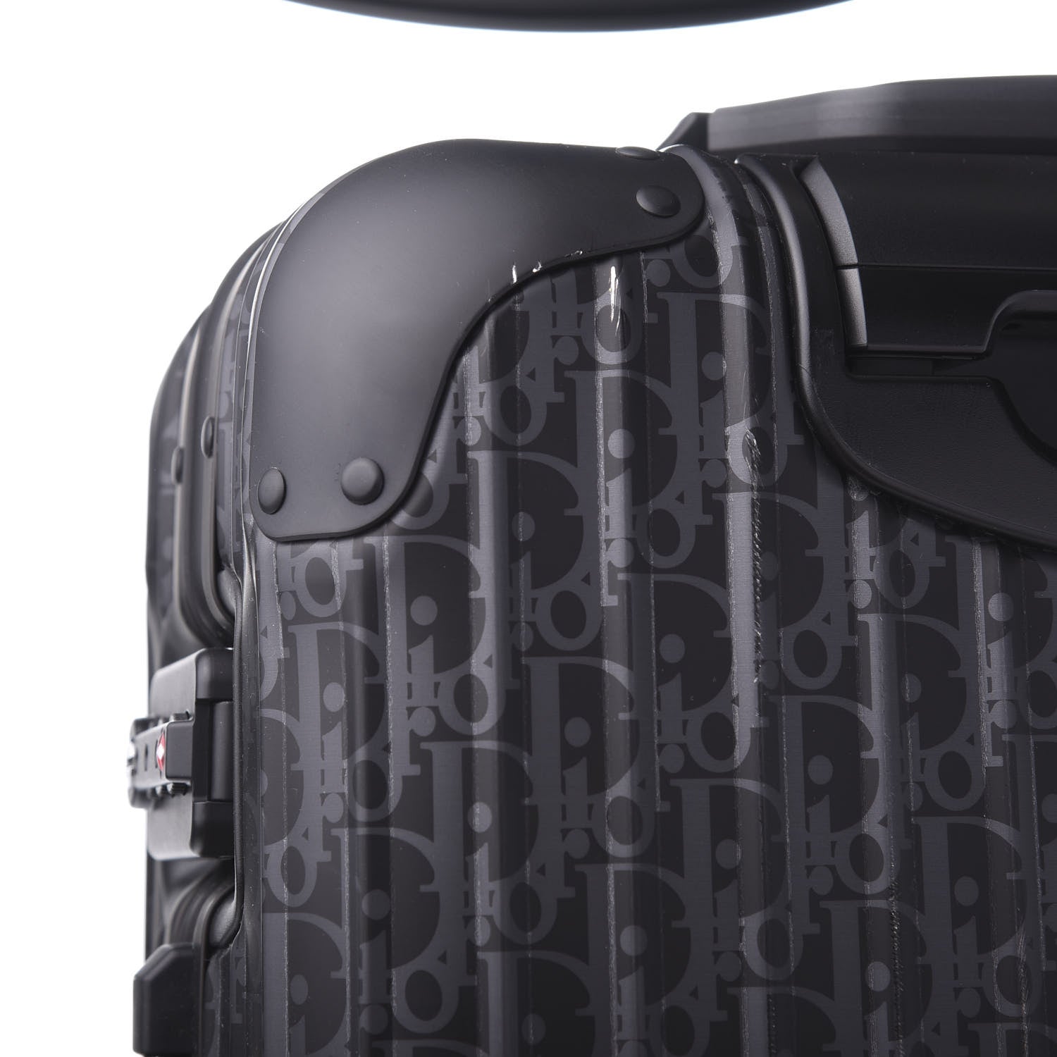 Christian Dior X RIMOWA Aluminum Zucca Print Roll Away Carry On Luggage 10 of 13