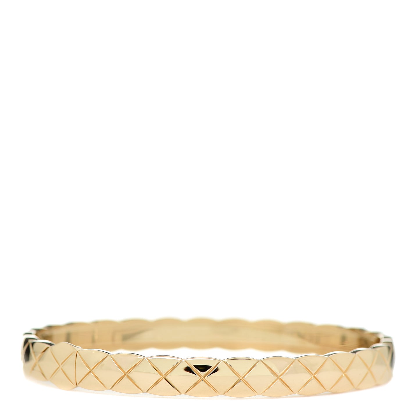 18K Yellow Gold Coco Crush Bangle Bracelet M