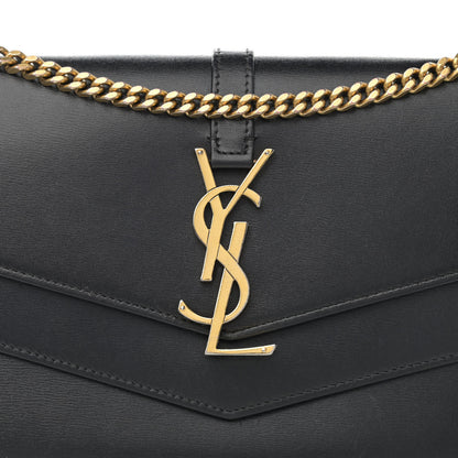 Saint Laurent Smooth Calfskin Monogram Sulpice Chain Wallet Black 8 of 16