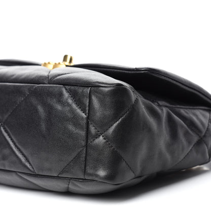 Chanel Lambskin Quilted Medium Chanel 19 Flap Black 7 of 10