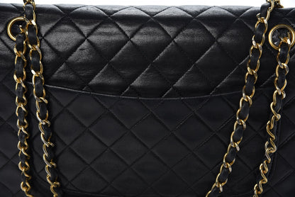 Chanel Lambskin Quilted Medium Single Flap Black 10 of 13
