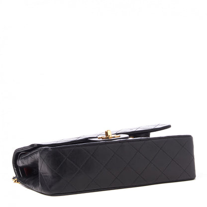 Chanel Lambskin Quilted Small Double Flap Black 3 of 9