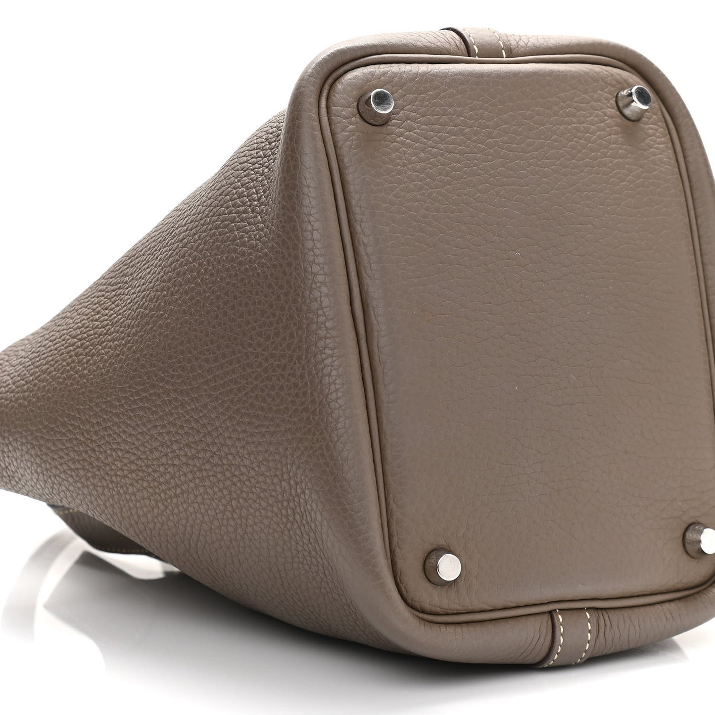 Taurillon Clemence Picotin Lock 18 PM Etoupe