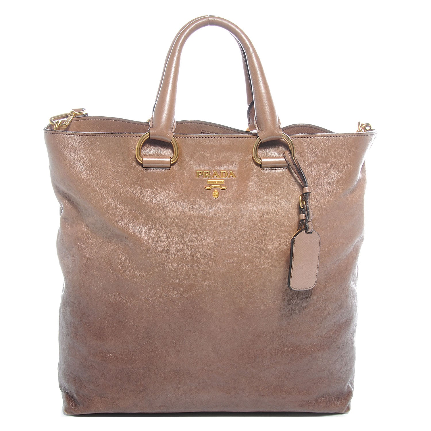 Prada Cervo Glace Tote Bag Ardesia Talco 1 of 9