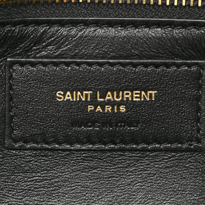 Saint Laurent Alligator Embossed Patent Leather Monogram Kate 99 Black 6 of 9