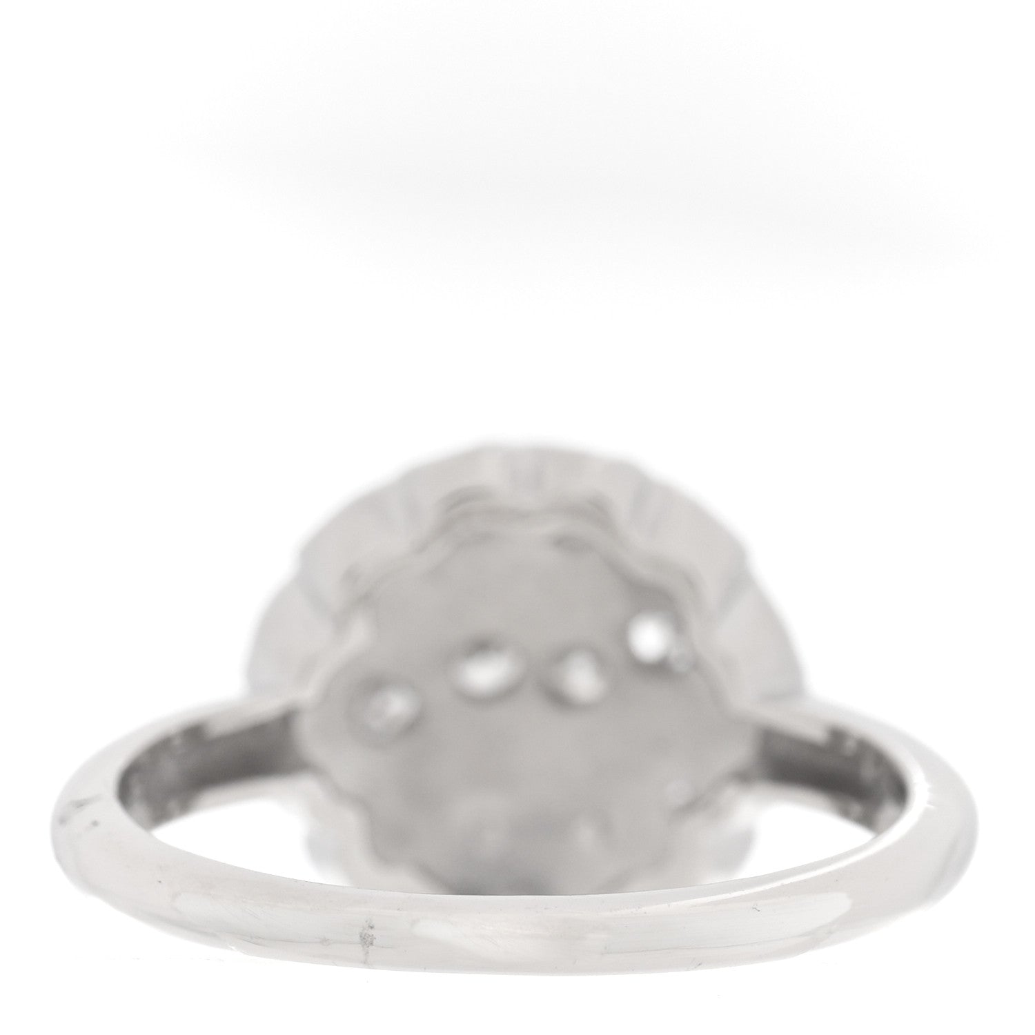Parker & West by FASHIONPHILE 14K White Gold Diamond .40ctw Round Cocktail Ring 53 6.5 4 of 8