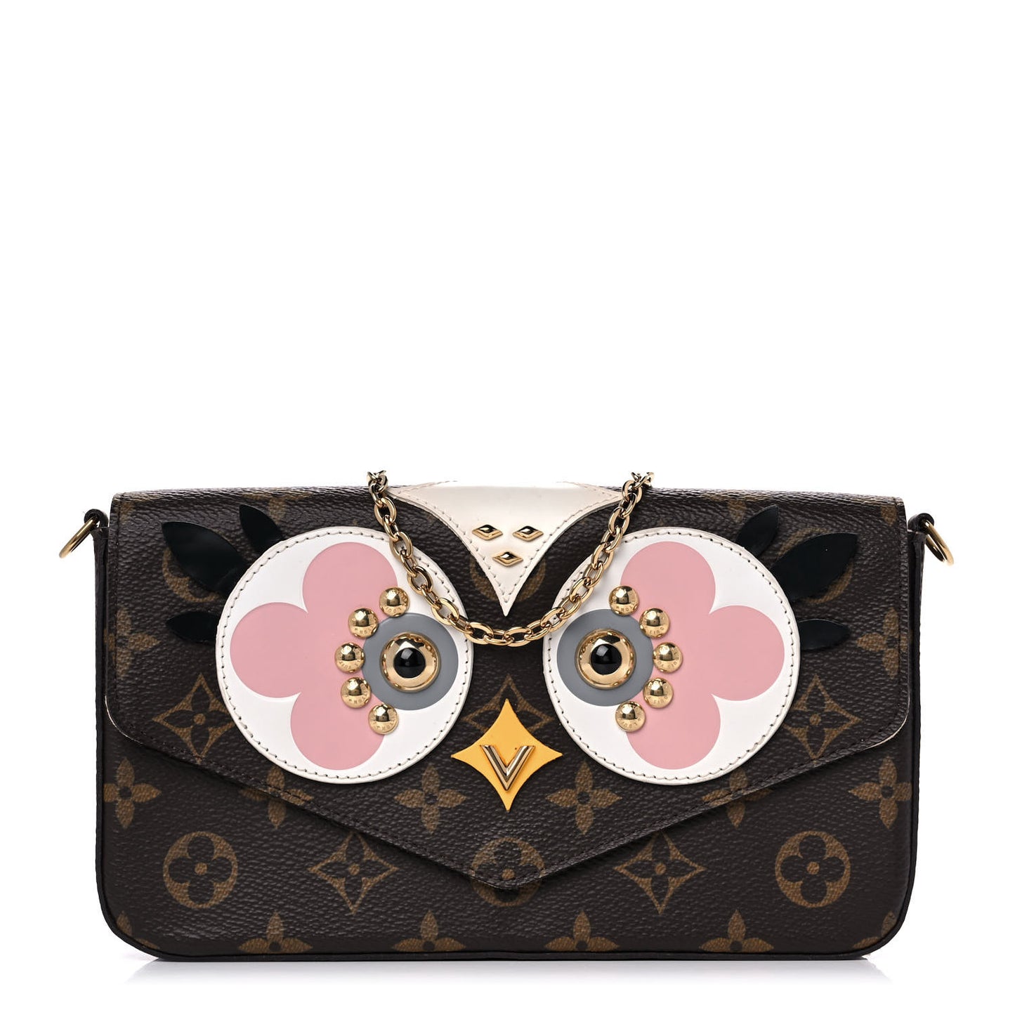 Monogram Lovely Birds Pochette Felicie Chain Wallet