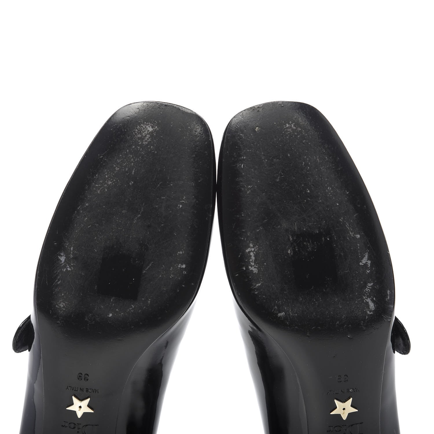 Christian Dior Patent Baby-D Ballet Pumps 39 Black 8 of 9