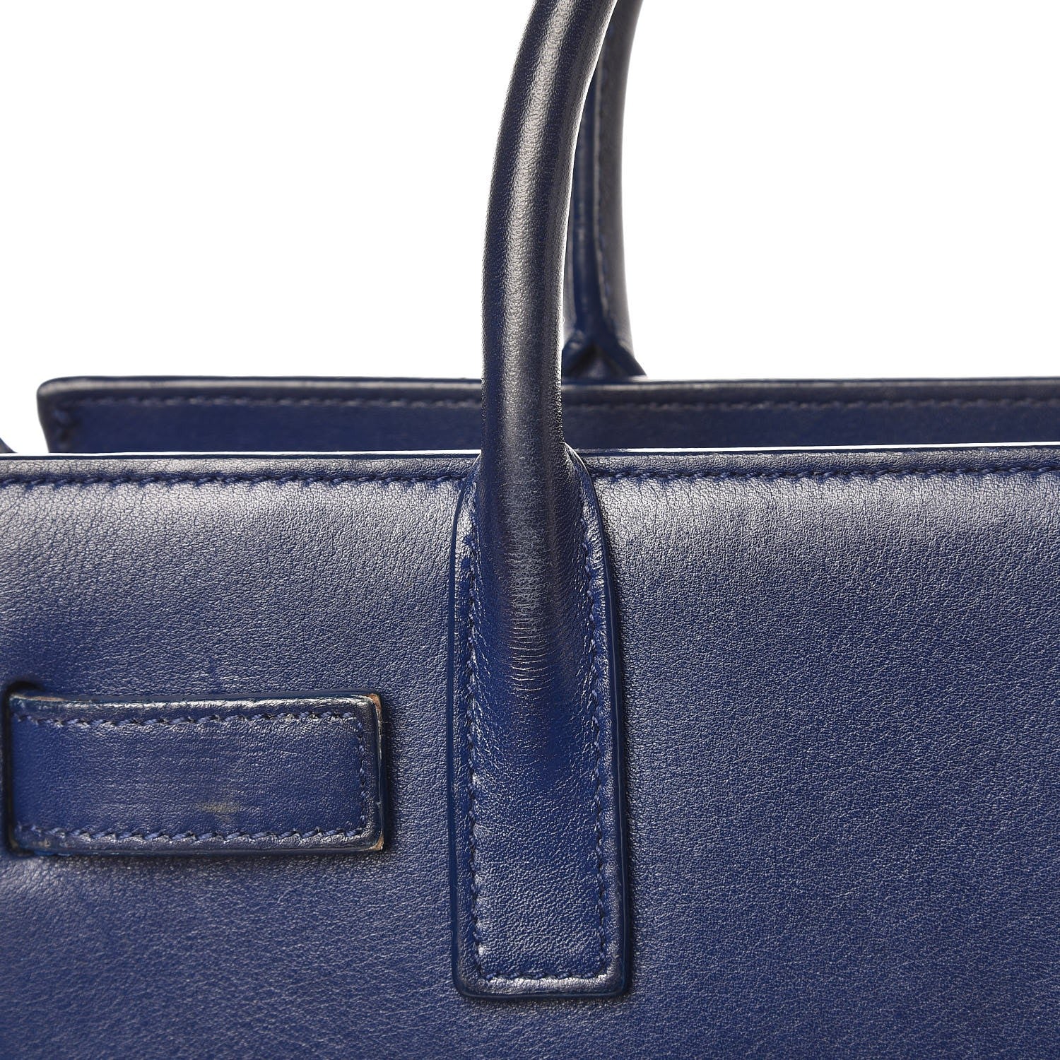 Saint Laurent Calfskin Nano Sac De Jour Dark Blue 13 of 19