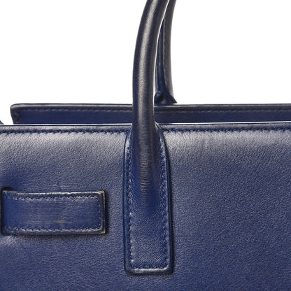Saint Laurent Calfskin Nano Sac De Jour Dark Blue 13 of 19