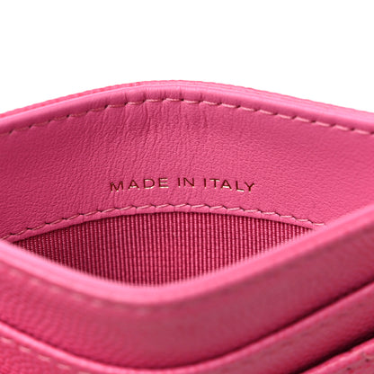 Chanel Caviar Quilted Card Holder Fuchsia 7 of 8