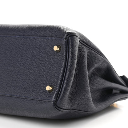 Hermes Togo Kelly Retourne 32 Bleu Nuit 10 of 10