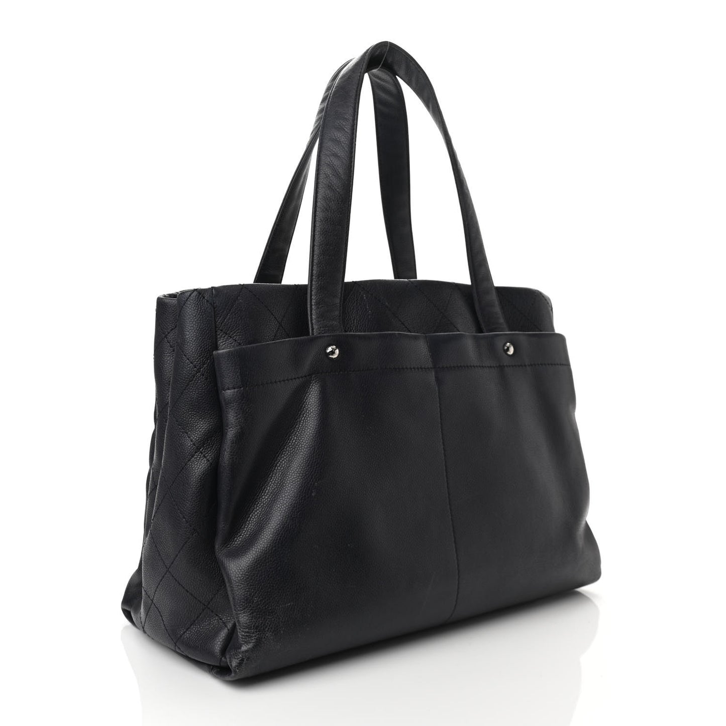 Caviar Executive Cerf Shopper Tote Navy