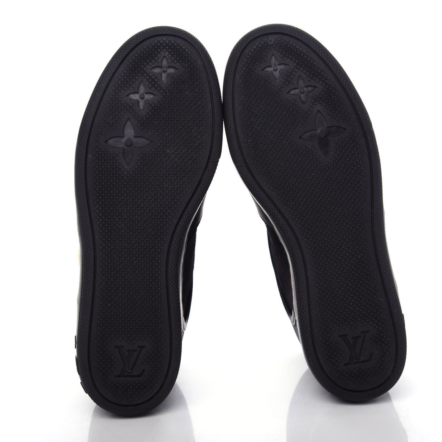 Louis Vuitton Epi Suede Postmark Wedge Sneakers 38 Black 6 of 10