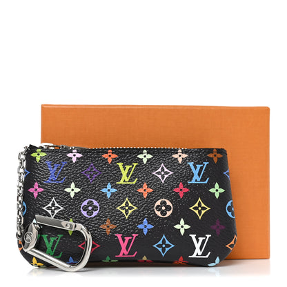 Louis Vuitton LV X TM Monogram Multicolor Key Pouch Black 7 of 7