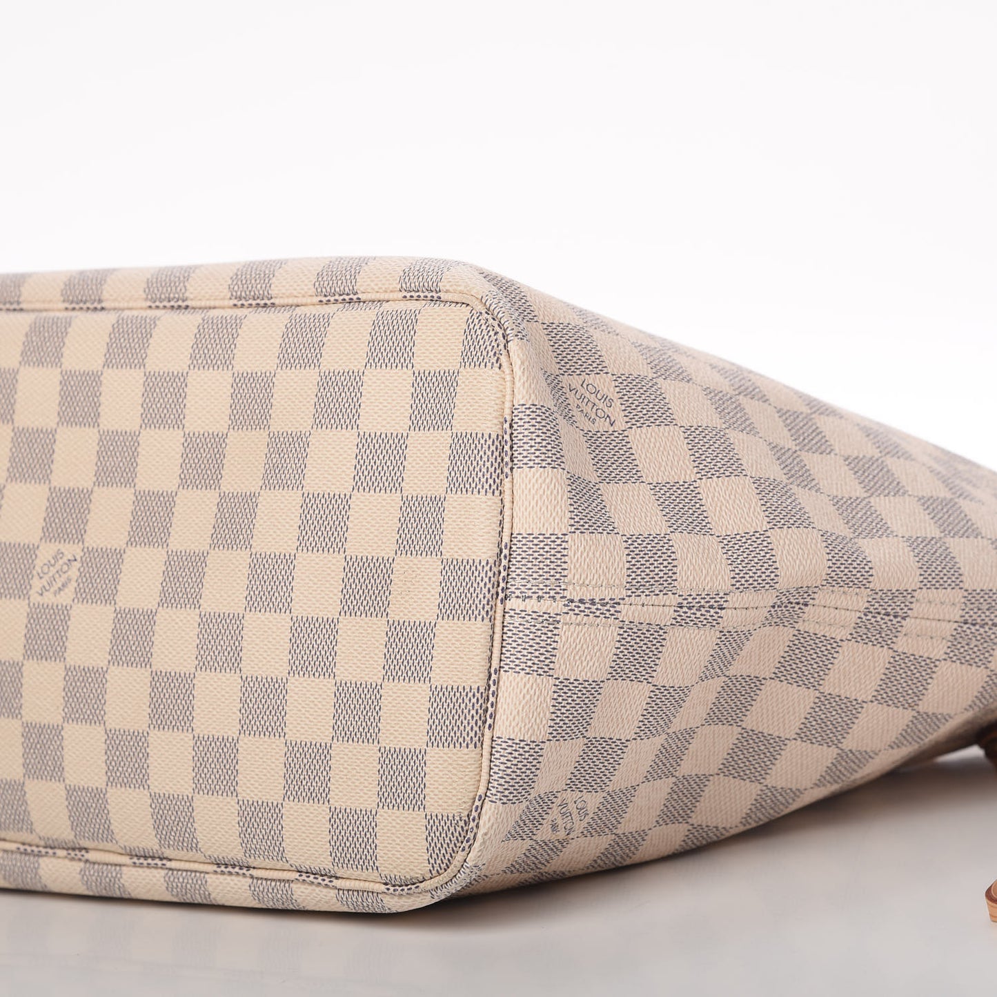 Damier Azur Neo Neverfull MM Rose Ballerine
