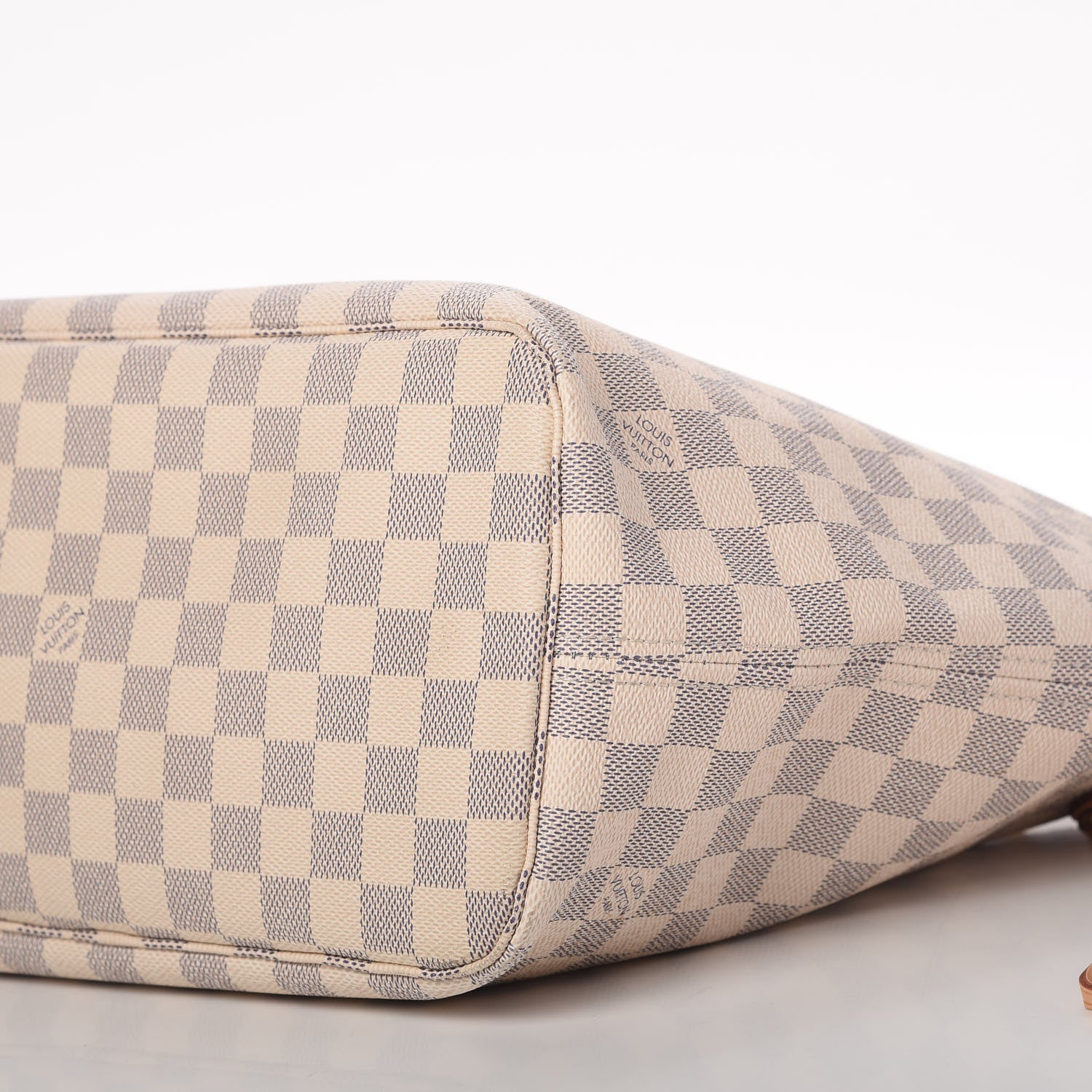 Louis Vuitton Damier Azur Neo Neverfull MM Rose Ballerine 7 of 11