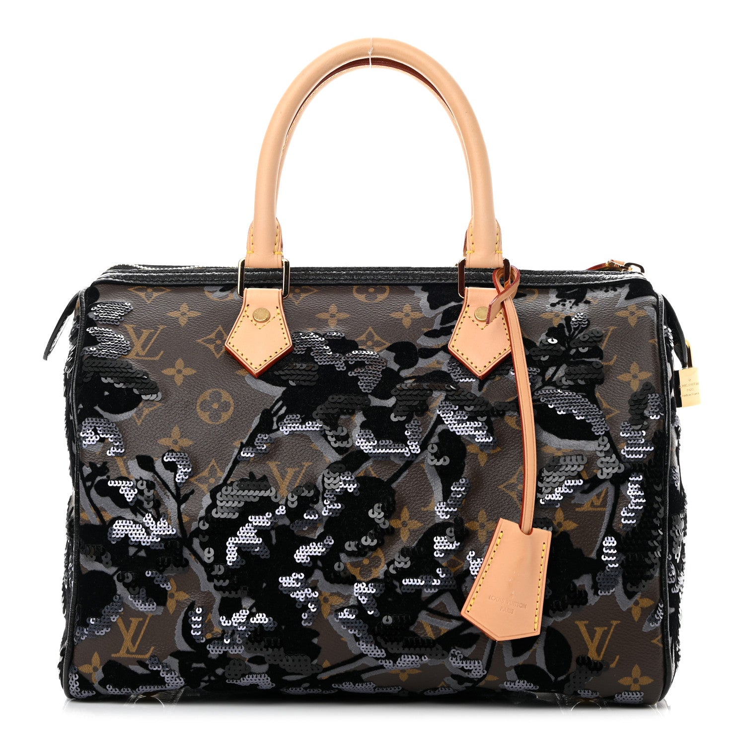 Louis Vuitton Monogram Fleur De Jais Sequins Speedy 30 1 of 14