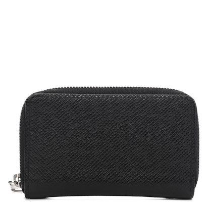 Louis Vuitton Taiga Zippy Coin Purse Vertical Black 1 of 6