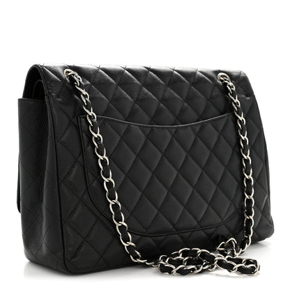 Chanel Caviar Quilted Maxi Double Flap Black 3 of 13