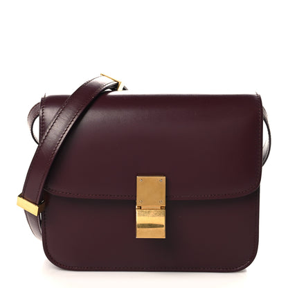 Celine Box Calfskin Teen Classic Box Flap Bag Burgundy 1 of 10
