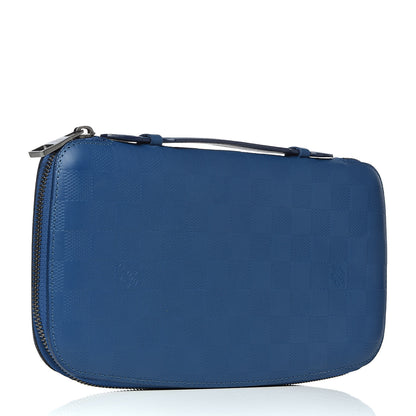 Louis Vuitton Damier Infini Atoll Wallet Neptune 3 of 7