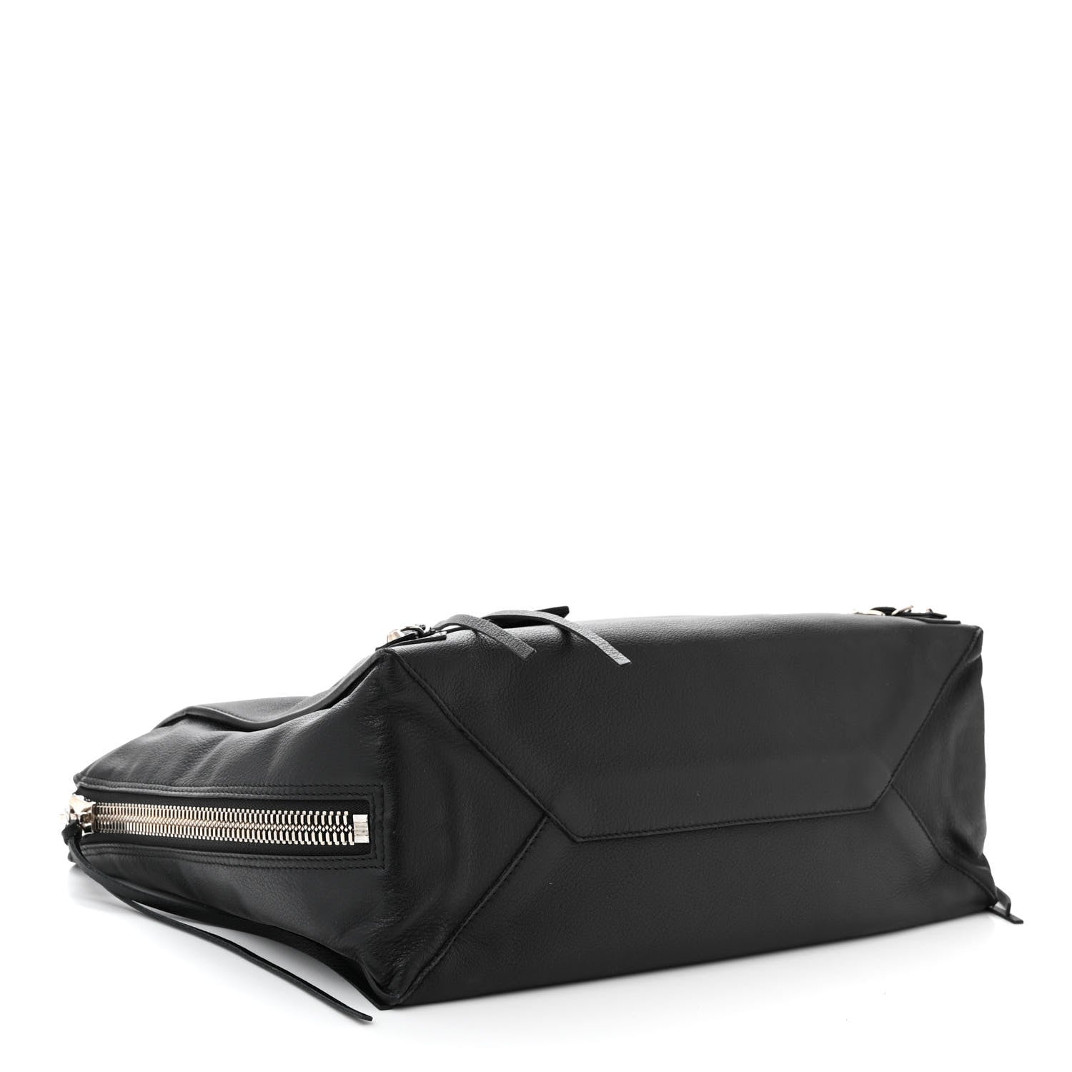 Balenciaga Veau Papier B4 Zip Around Tote Black 4 of 12