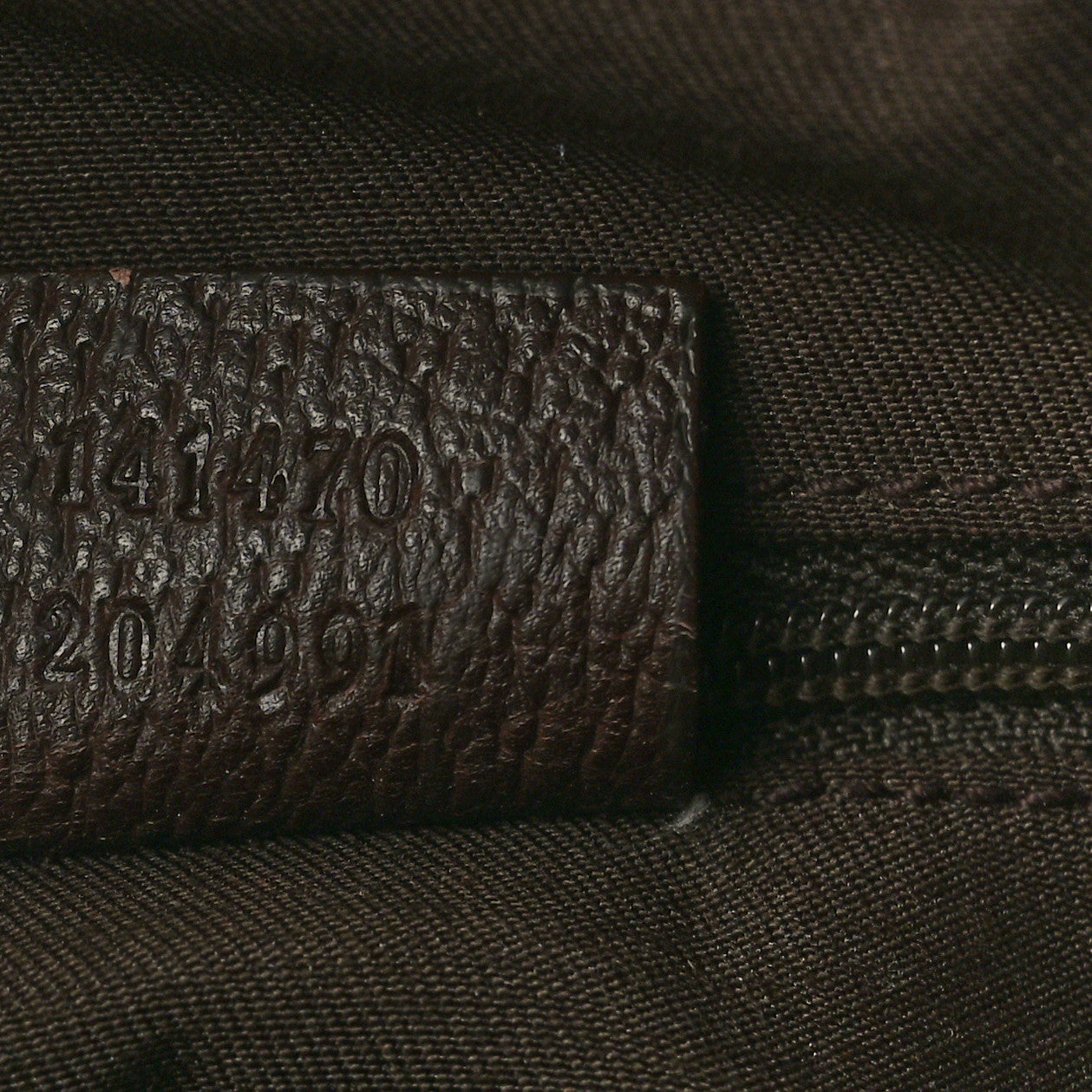 Gucci Monogram Medium Abbey Tote Dark Brown 6 of 12