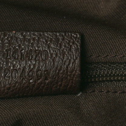 Gucci Monogram Medium Abbey Tote Dark Brown 6 of 12