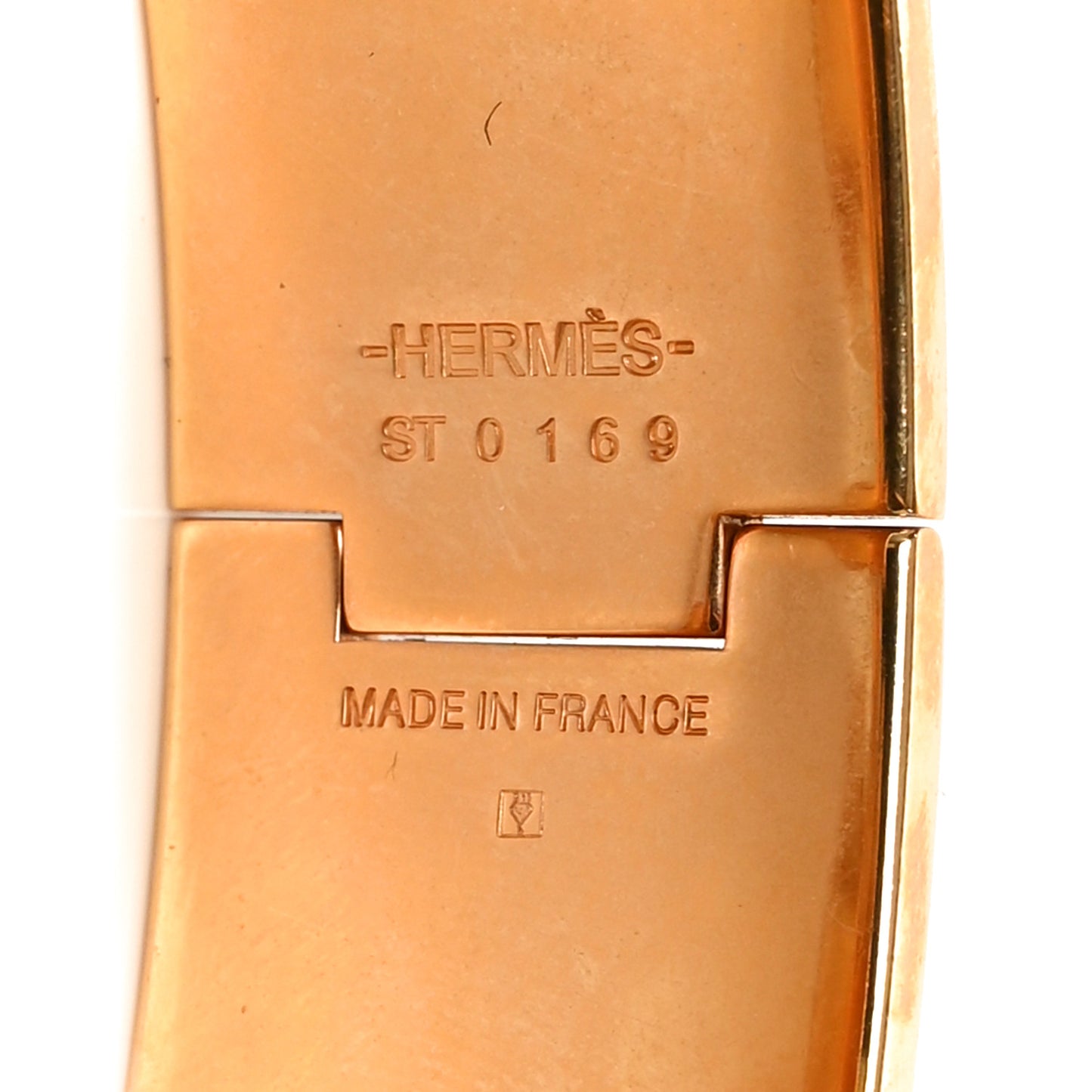 Enamel Wide Clic Clac H Bracelet GM Rose Candeur