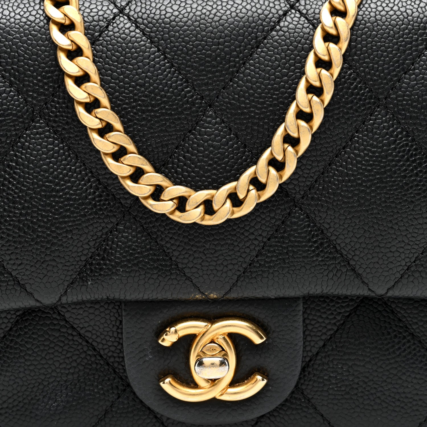 Chanel Caviar Quilted Mini Sweetheart Flap Black 8 of 10