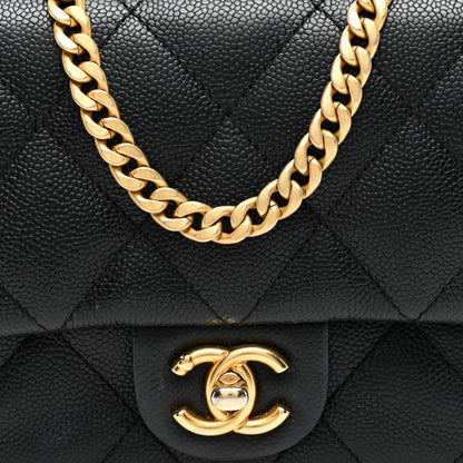 Chanel Caviar Quilted Mini Sweetheart Flap Black 8 of 10